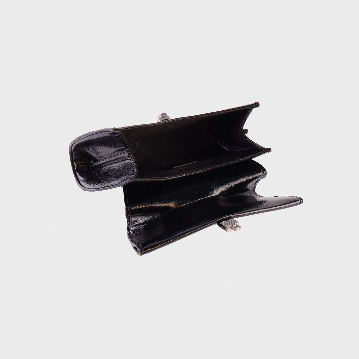 Borsa a mano CHERIE- BLACK LOVE SILVER