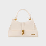 Borsa a mano CHERIE- WHITE SATIN GOLD