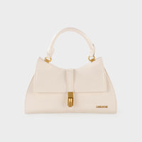 Borsa a mano CHERIE- WHITE SATIN GOLD