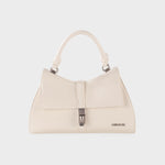 Borsa a mano CHERIE- WHITE SATIN SILVER