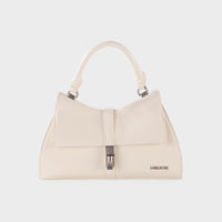 Borsa a mano CHERIE- WHITE SATIN SILVER