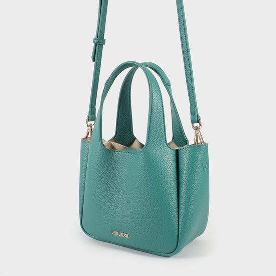 Bolso a mano DAISY SMALL - VERDE ESMERALDA