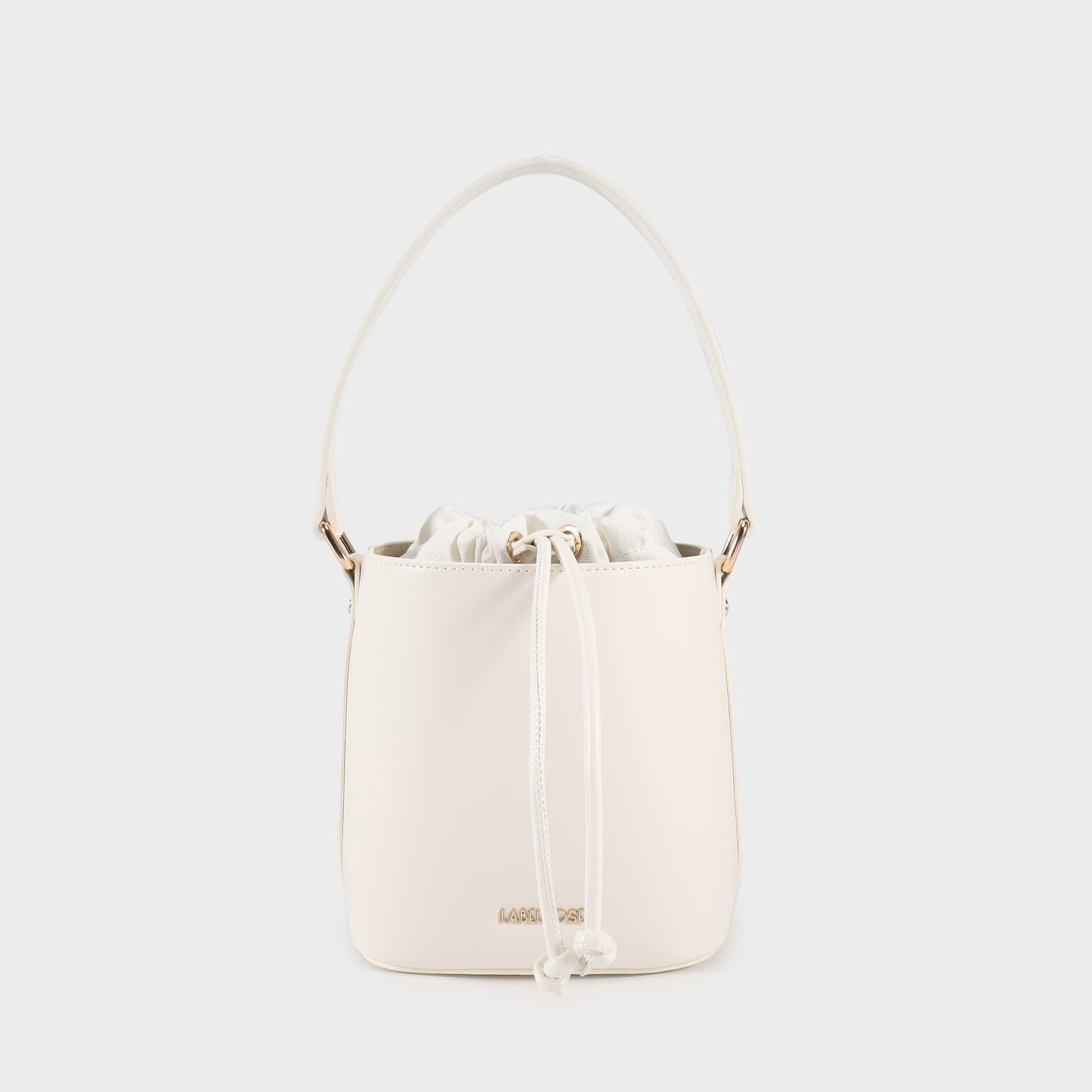 GINEVRA Bucket Bag - WHITE