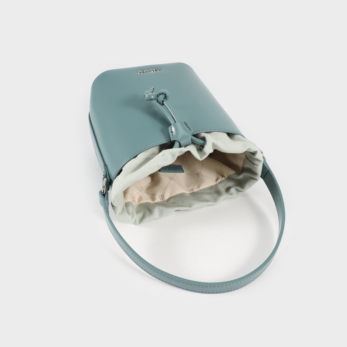 GINEVRA Bucket Bag - WATER GREEN