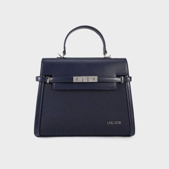 GRACE SUEDE BIG Handbag - BLUE