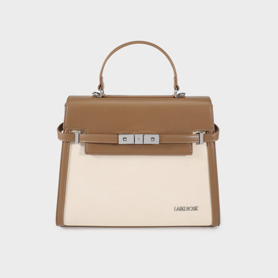 GRACE SUEDE BIG Handbag - TAUPE