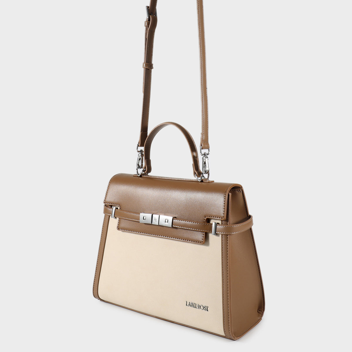 GRACE SUEDE BIG Handbag - TAUPE