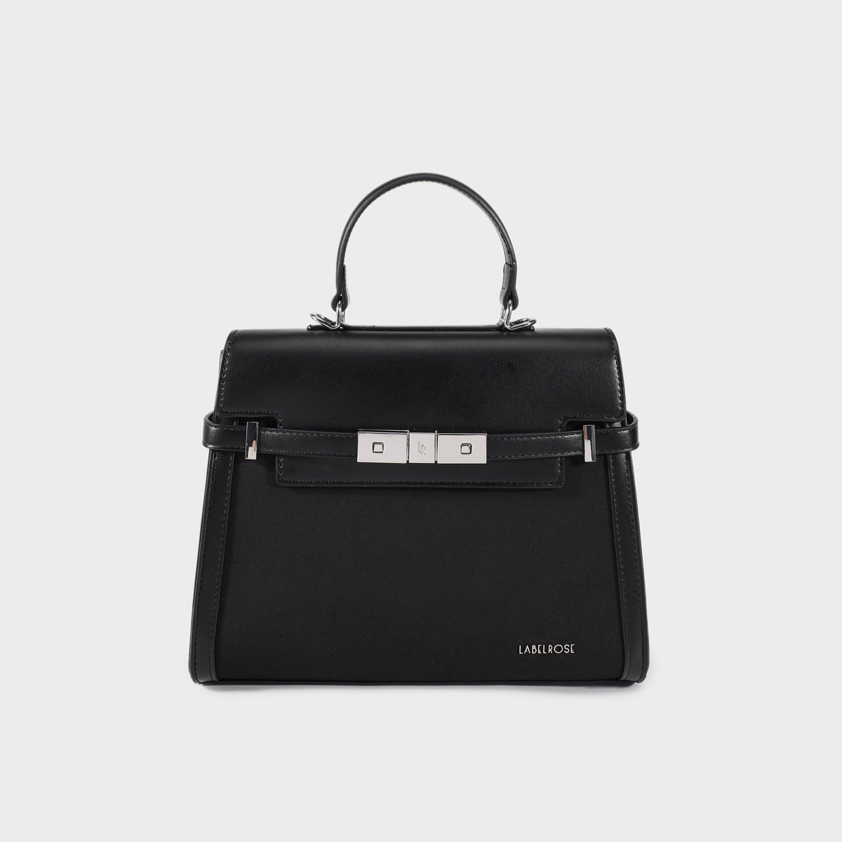 Bolso GRACE SUEDE MEDIANO - NEGRO