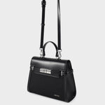 Bolso GRACE SUEDE MEDIANO - NEGRO
