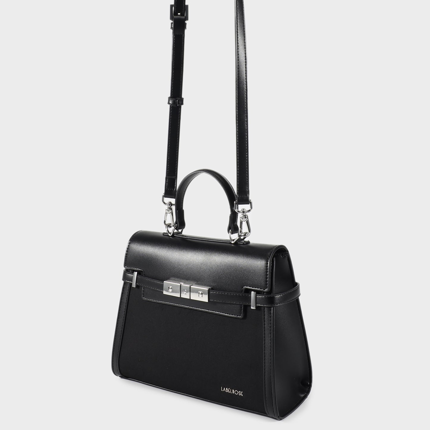 Borsa a mano GRACE SUEDE MEDIUM - BLACK