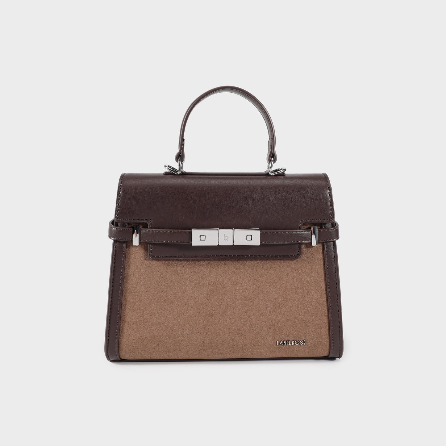Borsa a mano GRACE SUEDE MEDIUM - BROWN