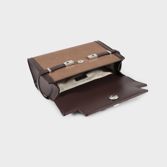 GRACE SUEDE MEDIUM handbag - BROWN