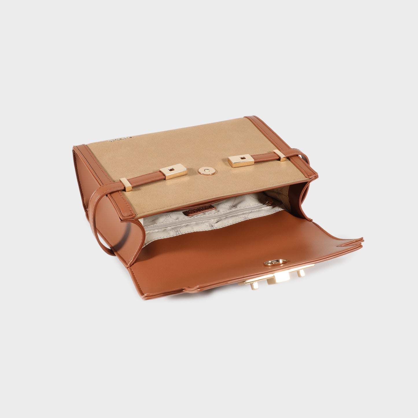 Borsa a mano GRACE SUEDE MEDIUM - CAMEL