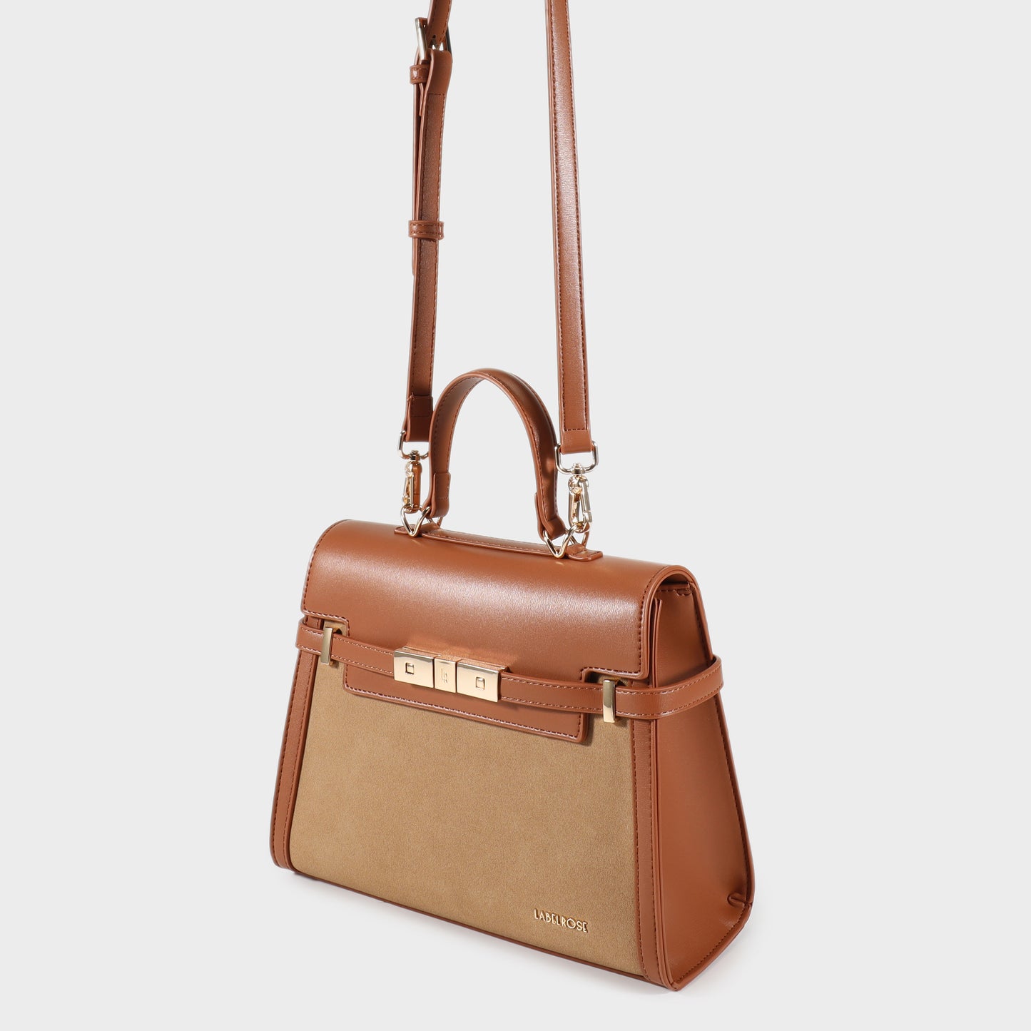 Borsa a mano GRACE SUEDE MEDIUM - CAMEL