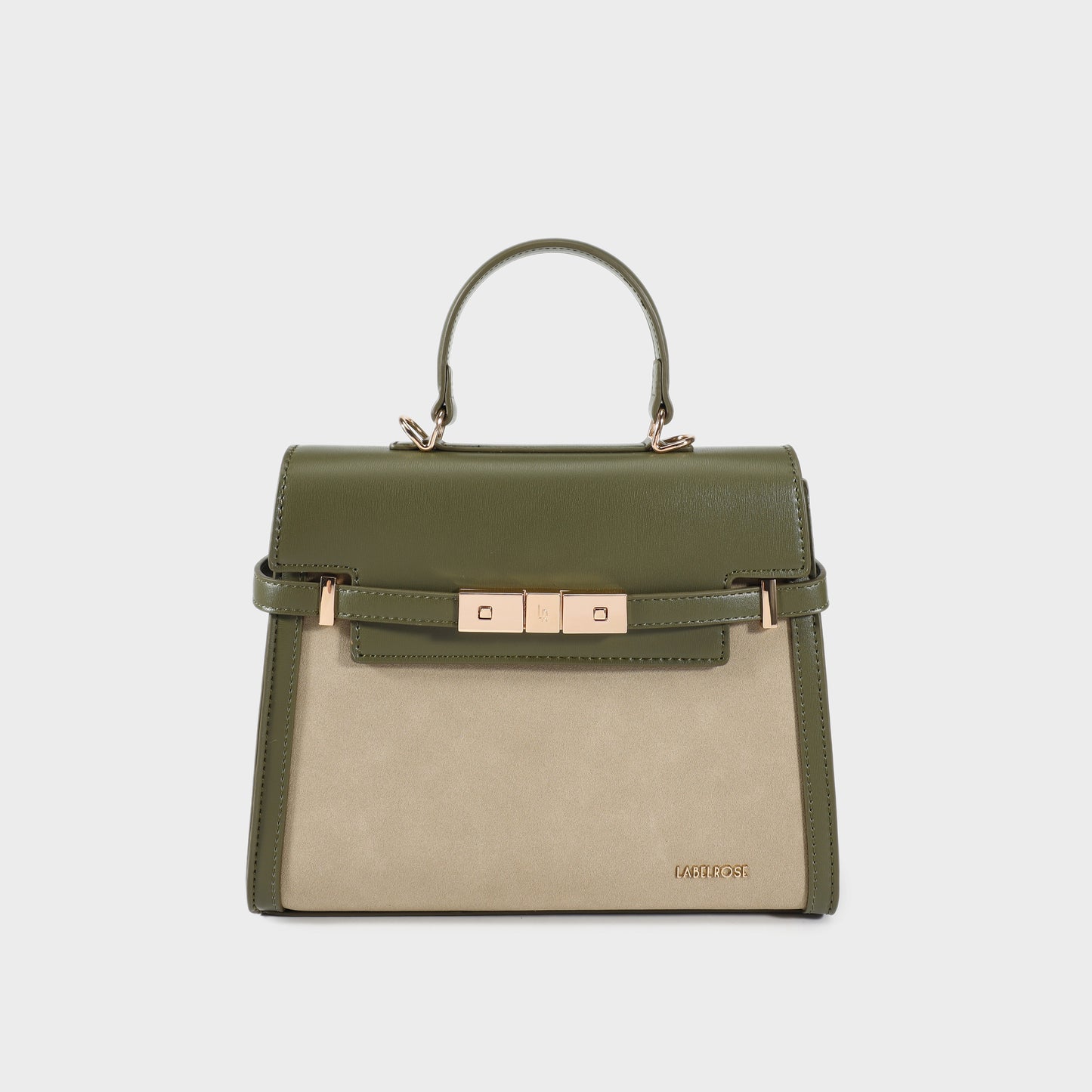 Borsa a mano GRACE SUEDE MEDIUM - GREEN