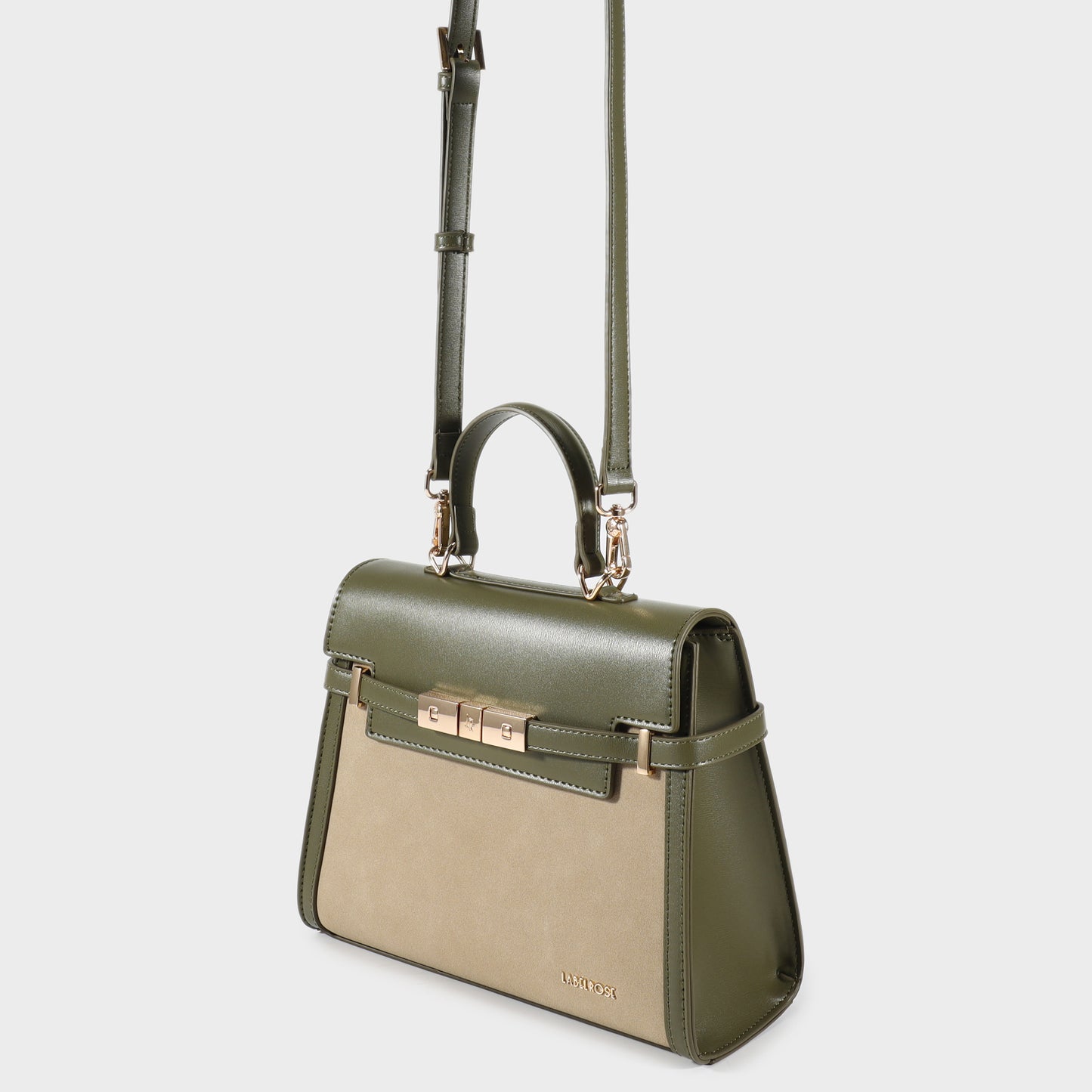 Borsa a mano GRACE SUEDE MEDIUM - GREEN