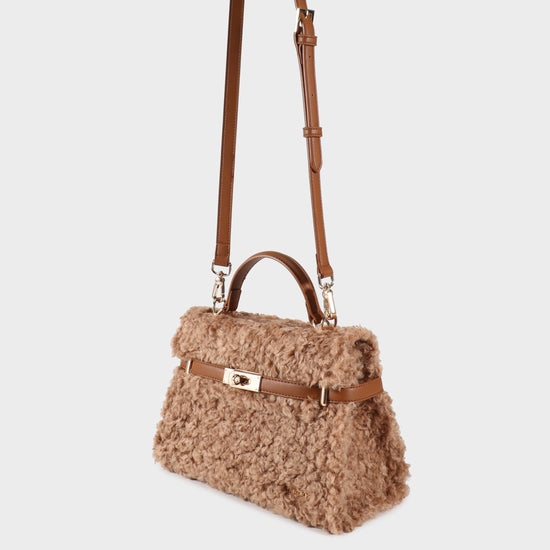 Borsa a mano GRACE TEDDY- CARAMEL