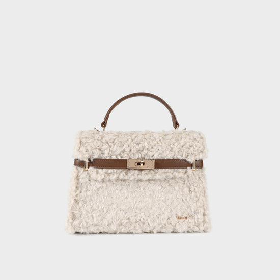 Borsa a mano GRACE TEDDY- CREAM