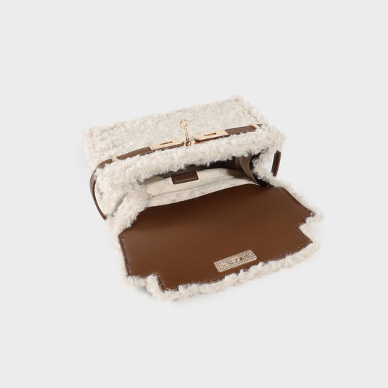 Borsa a mano GRACE TEDDY- CREAM