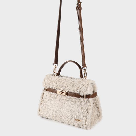 Borsa a mano GRACE TEDDY - CREAM