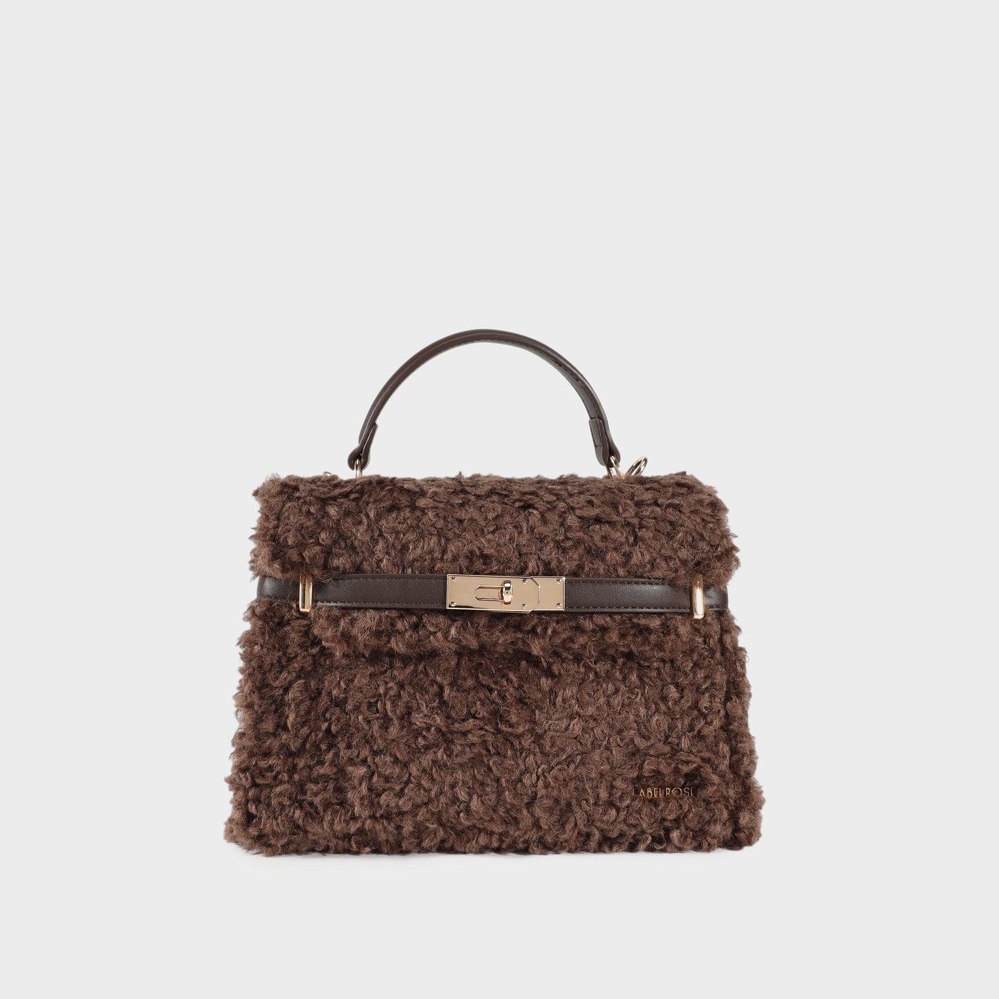Borsa a mano GRACE TEDDY- DARK BROWN