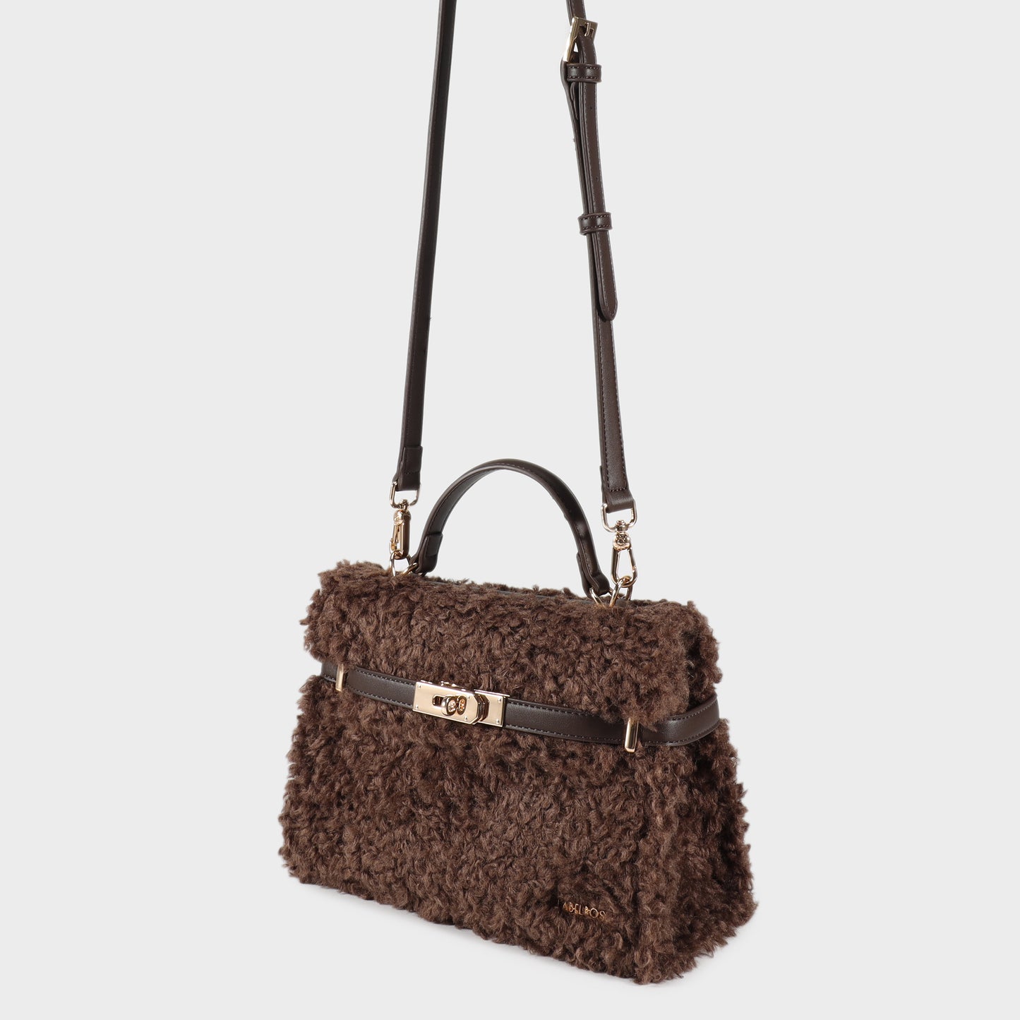Borsa a mano GRACE TEDDY- DARK BROWN