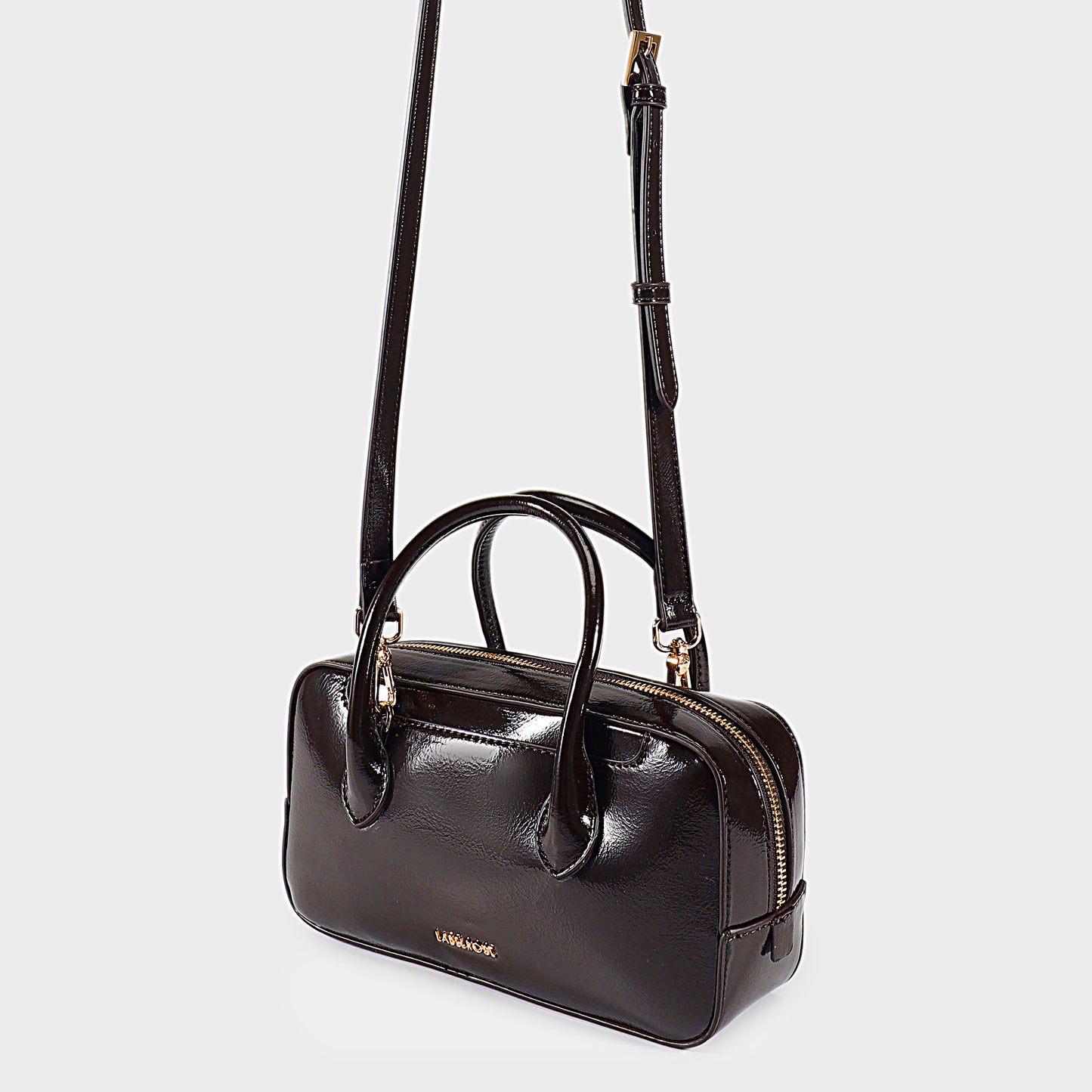 Borsa a mano IRIS - DARK BROWN