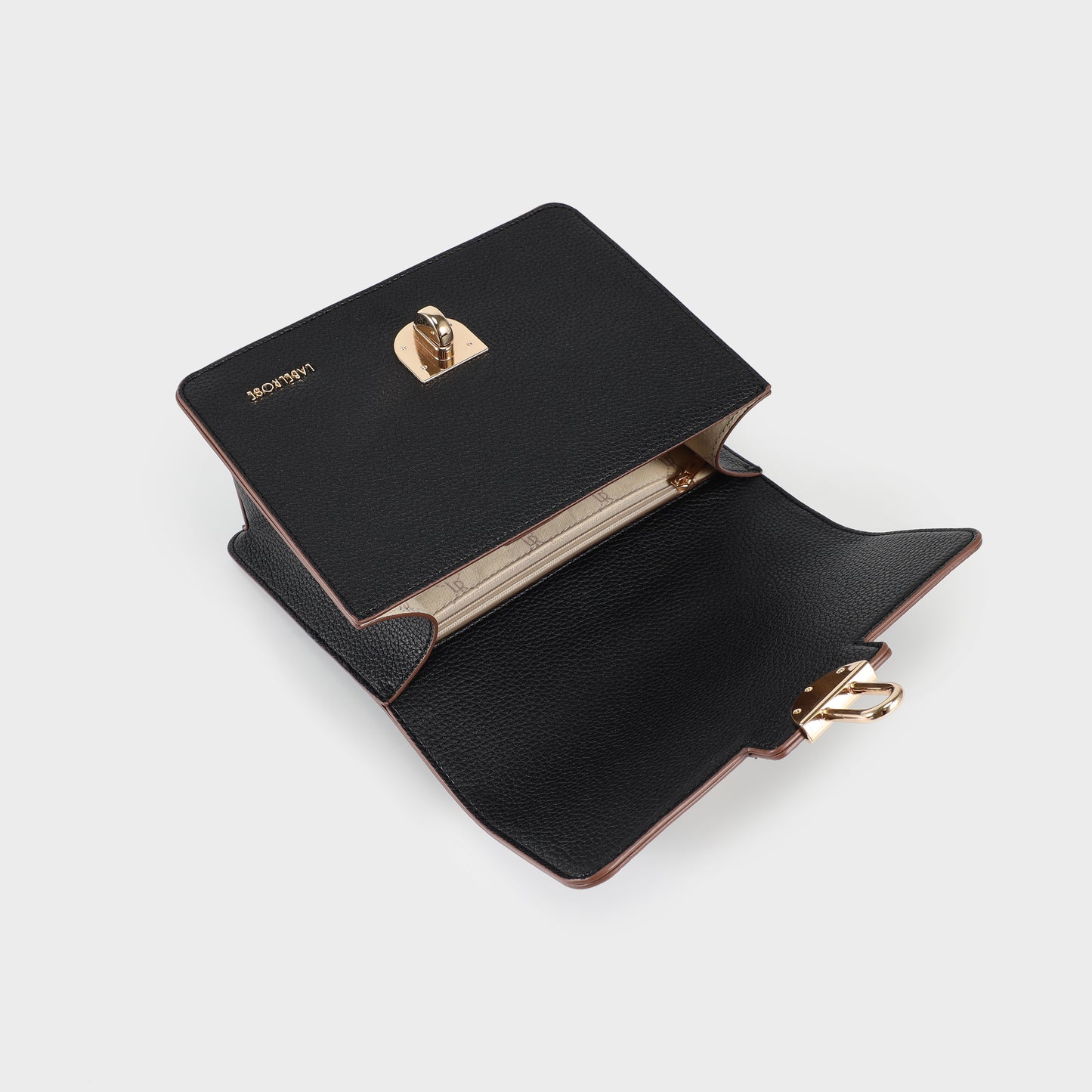 Borsa a mano JACQUELINE - NERO GOLD