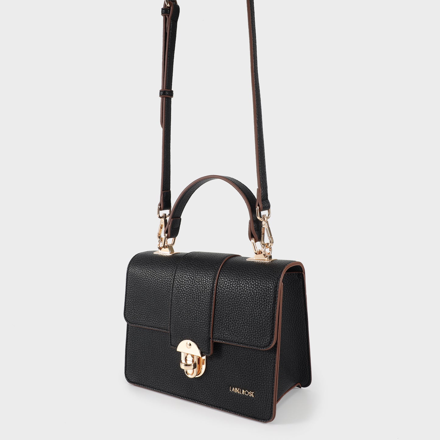 Borsa a mano JACQUELINE - NERO GOLD