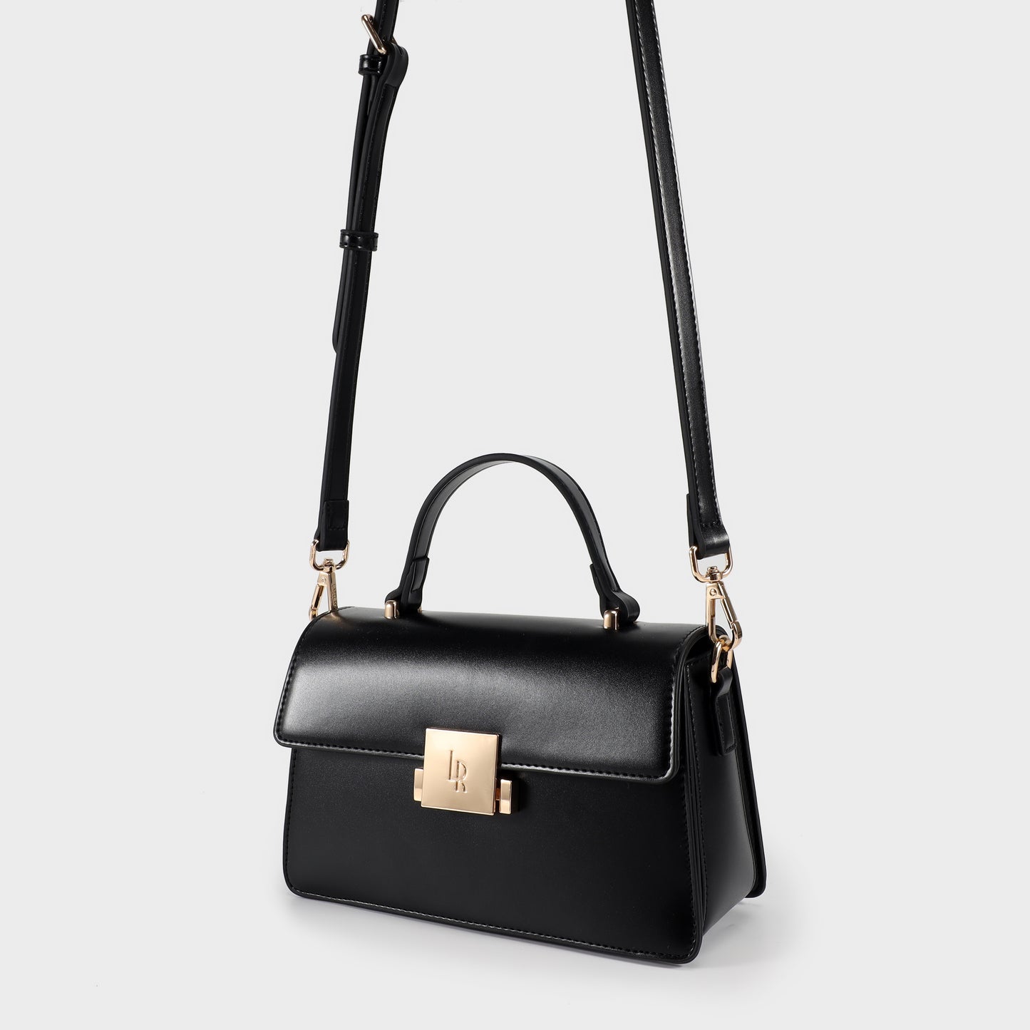 Handbag LUCY - BLACK GOLD