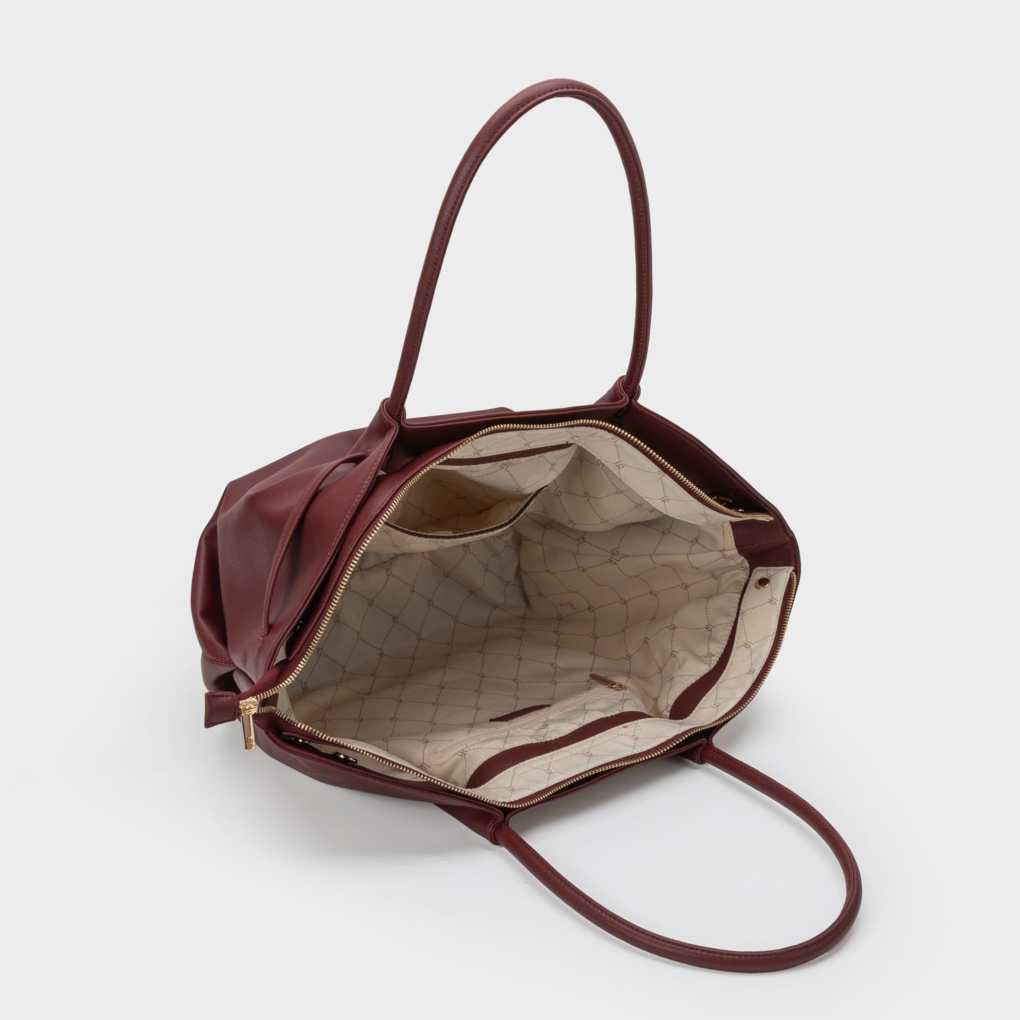 Borsa a spalla NEW BRIELLE BIG - BURGUNDY