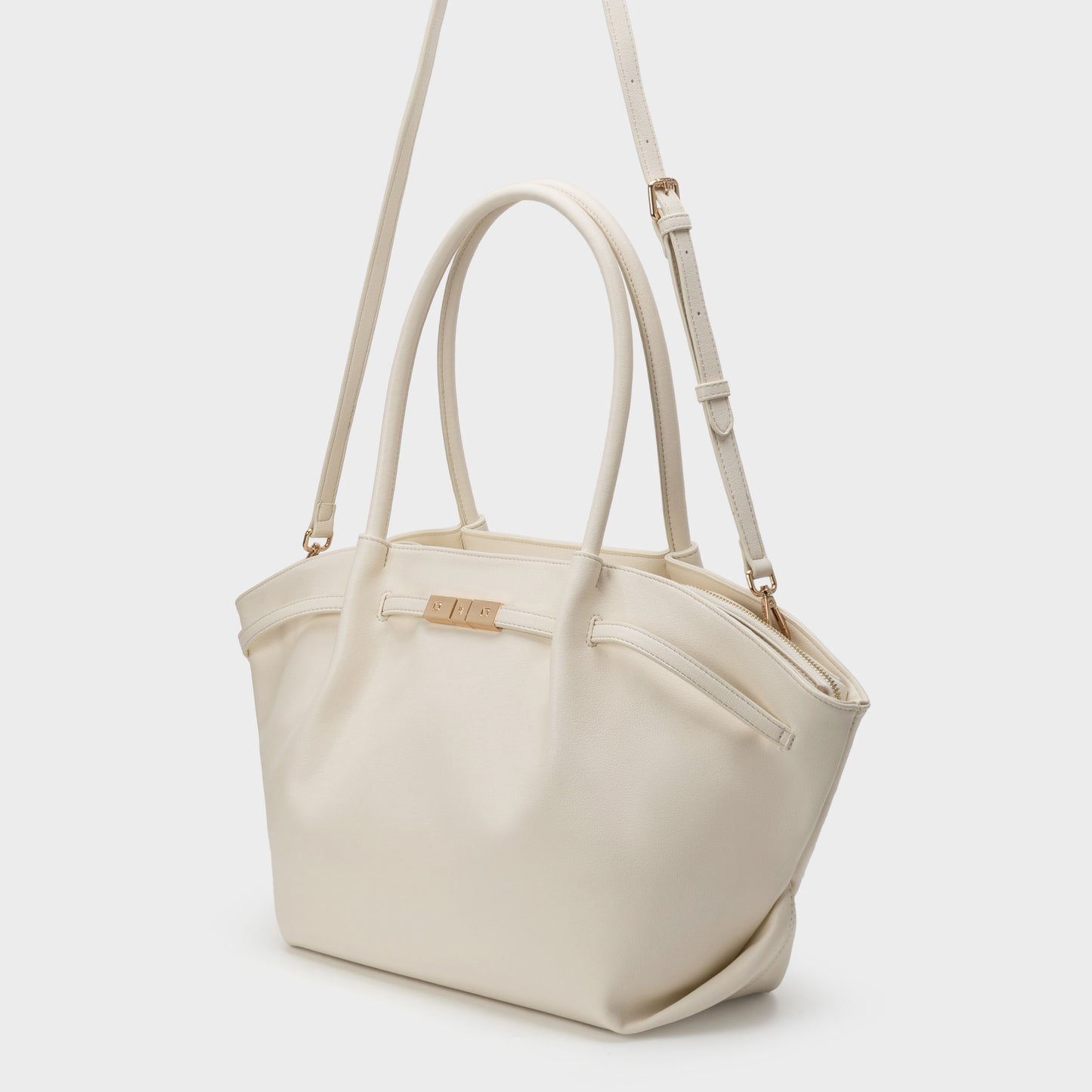 Borsa a spalla NEW BRIELLE BIG - MILK