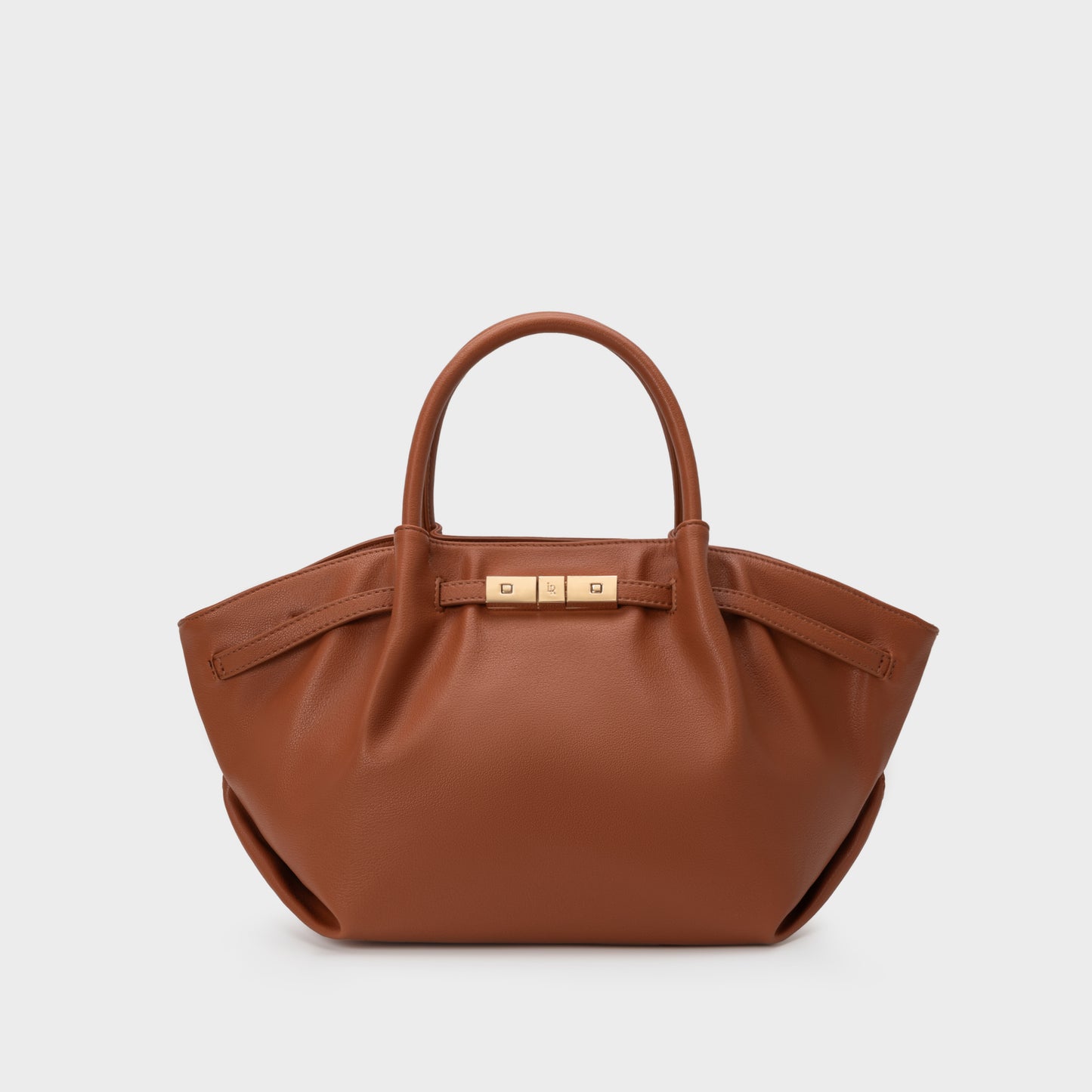 Borsa a mano NEW BRIELLE SMALL - CARAMEL BROWN