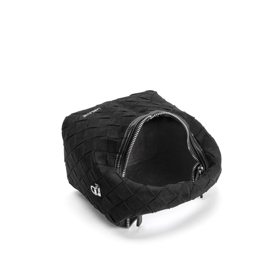 Borsa a mano WEAVE - BLACK SILVER