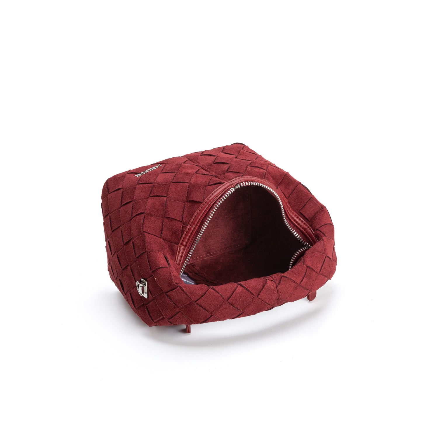 Borsa a mano WEAVE - BURGUNDY