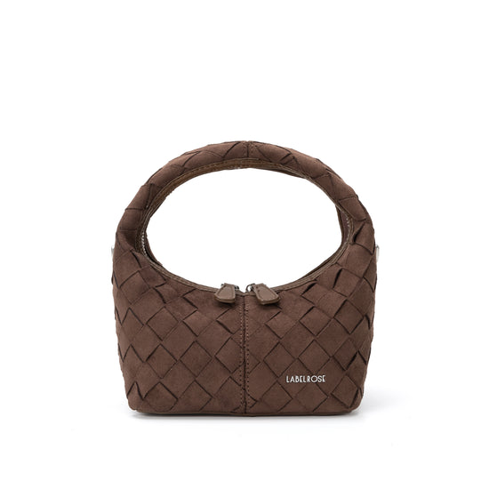 Borsa a mano WEAVE - CHOCOLATE