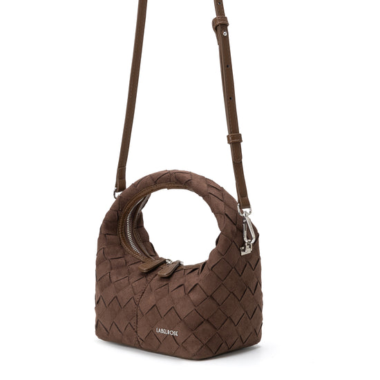 Borsa a mano WEAVE - CHOCOLATE