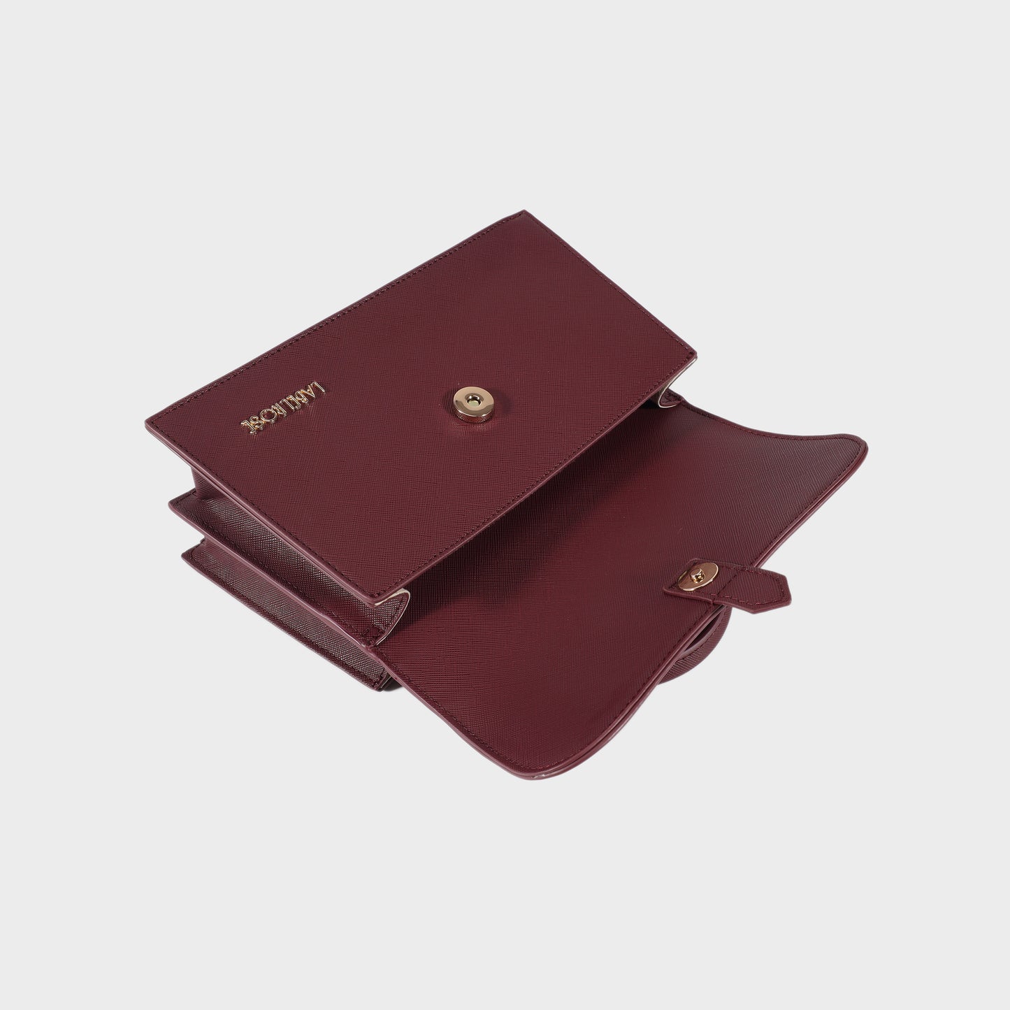 Borsa a mano PAIGE SAFFIANO - VELVET COCOA