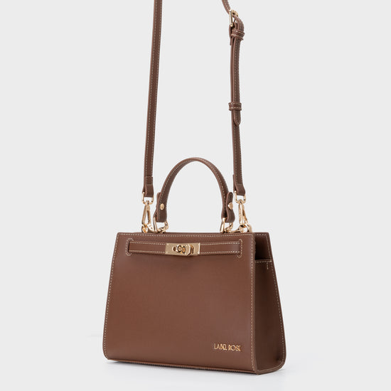 Borsa a mano PARIS SMALL - COFFEE BROWN