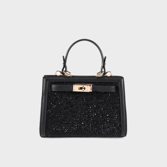 PARIS MINI STRASS Handbag - BLACK GOLD
