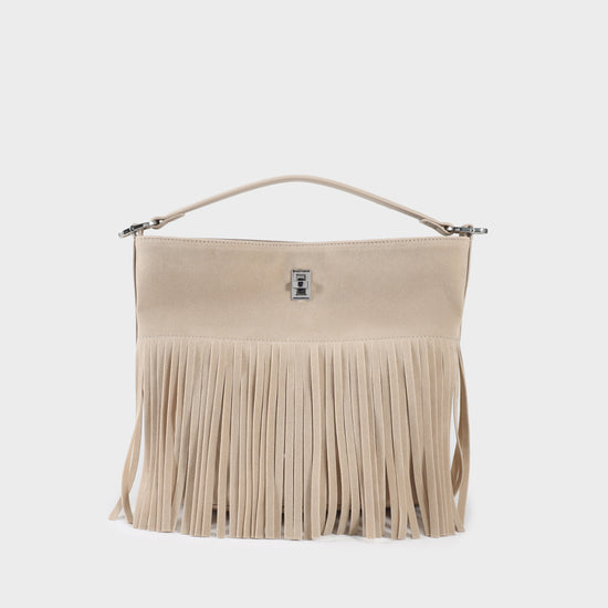 Borsa a secchiello RILEY - BEIGE