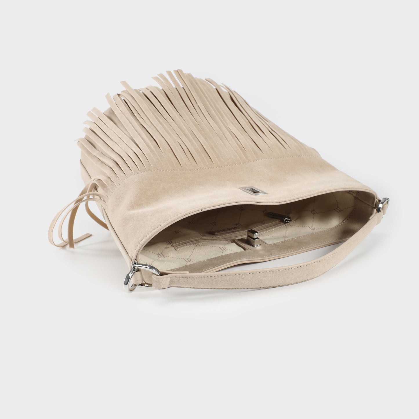 RILEY Bucket Bag - BEIGE