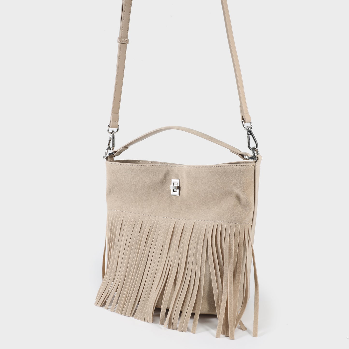 Borsa a secchiello RILEY - BEIGE