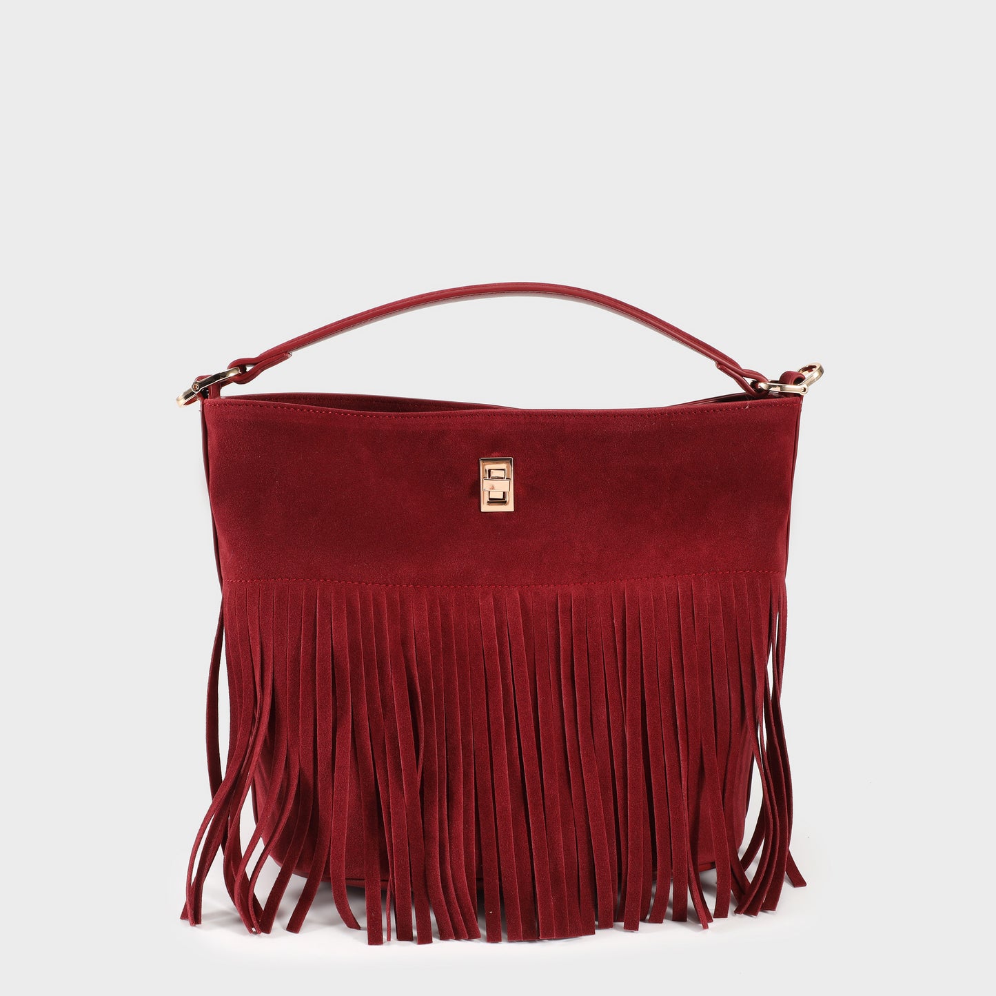 RILEY Bucket Bag - BORDEAUX