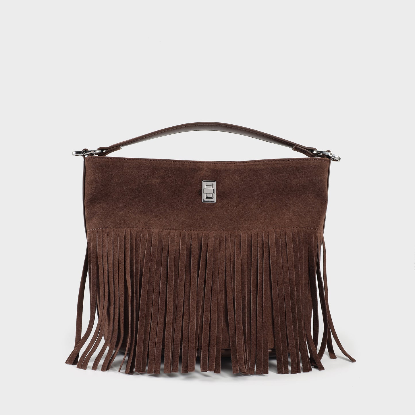 RILEY Bucket Bag - BROWN