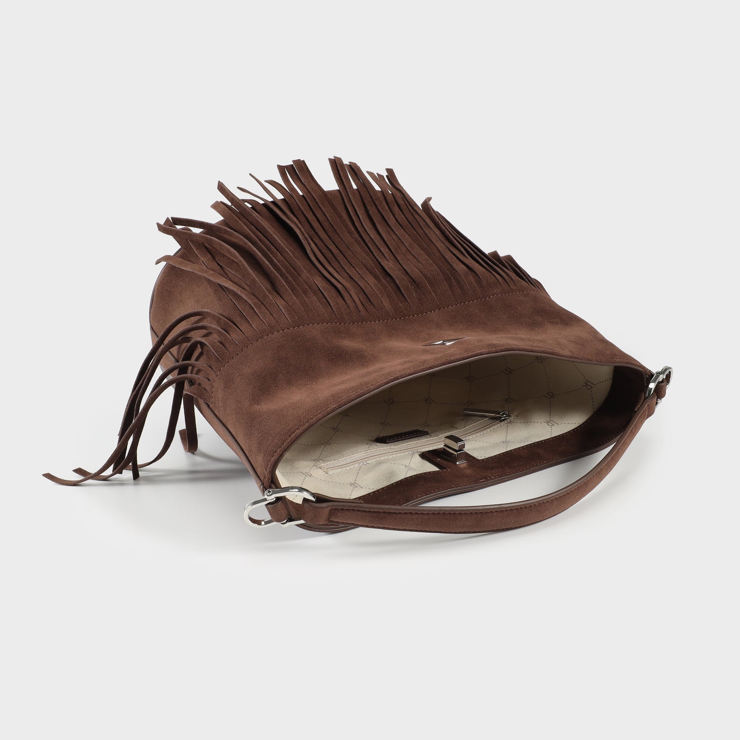 RILEY Bucket Bag - BROWN