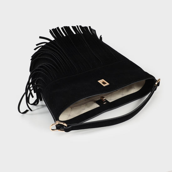 RILEY Bucket Bag - BLACK GOLD