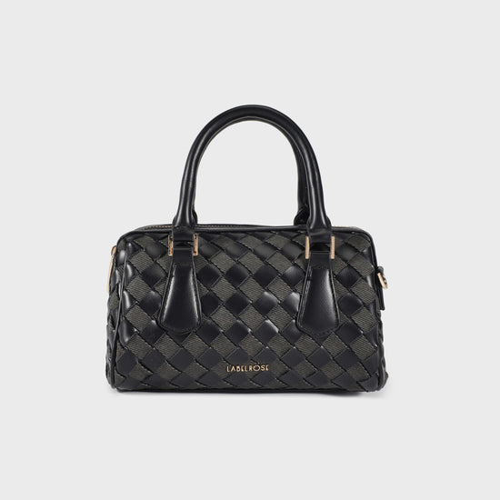 Borsa a mano TWIST- BLACK GOLD