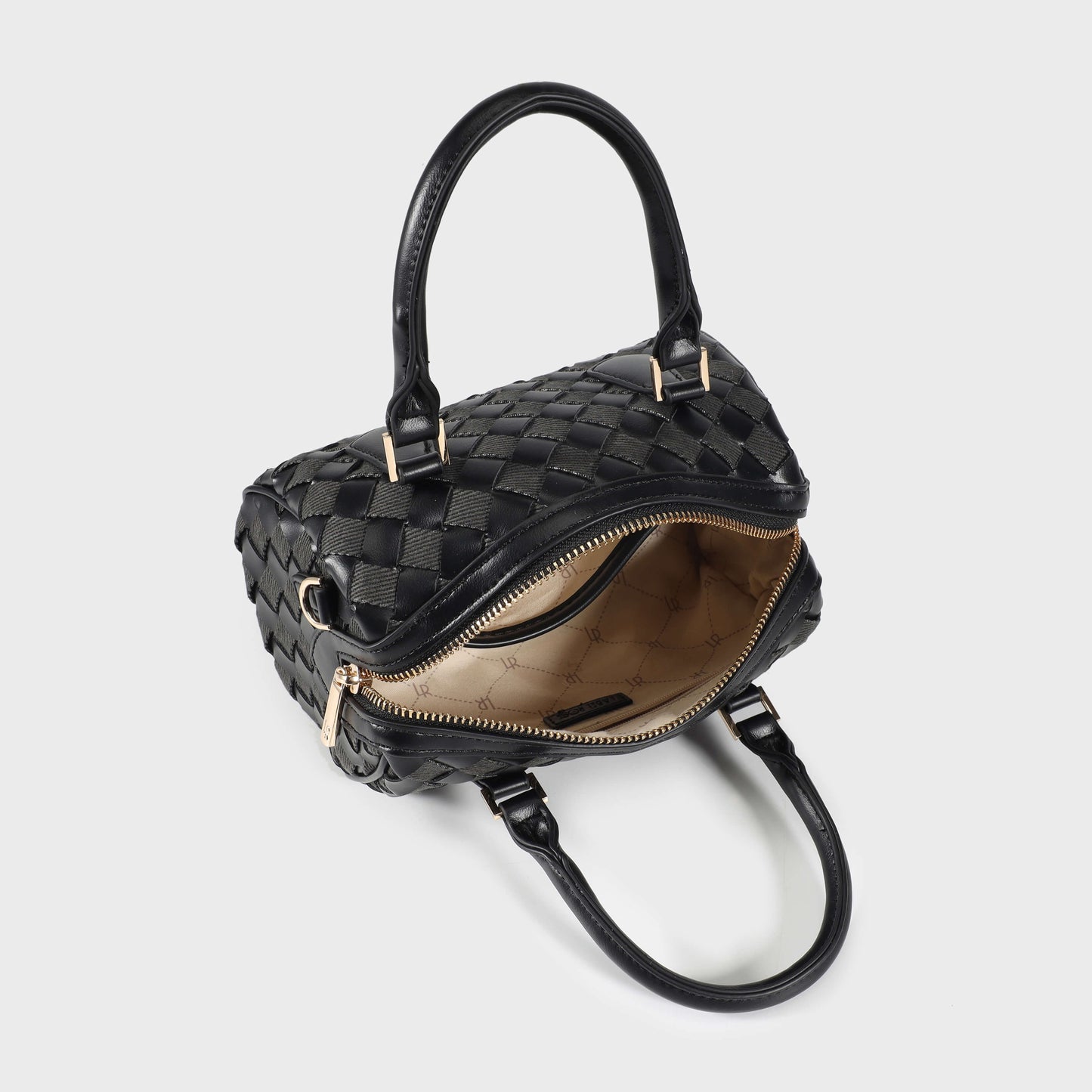 Borsa a mano TWIST- BLACK GOLD
