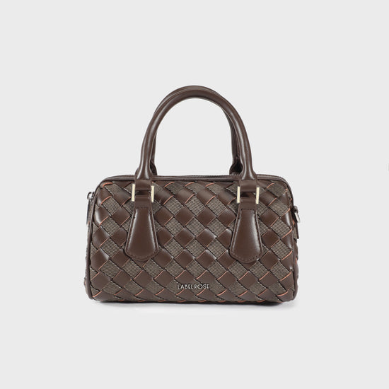Borsa a mano TWIST- BROWN